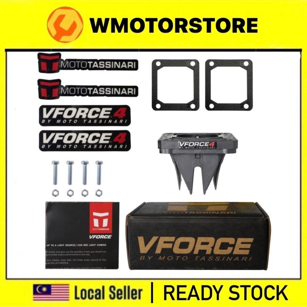 VFORCE4 รีเซ็ตวาล์ว V FORCE 4 REEDVALVE RACING สําหรับ YAMAHA Y125 125Z Y125Z 125ZR Y125ZR / RXZ 135