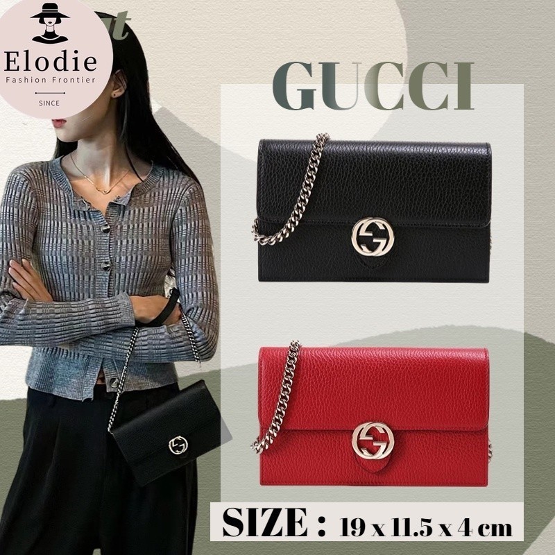 Gucci WOC กระเป๋าเมสเซนเจอร์ สไตล์คลาสสิก สําหรับทุกเกม615523-CAO0G-1000 6jti