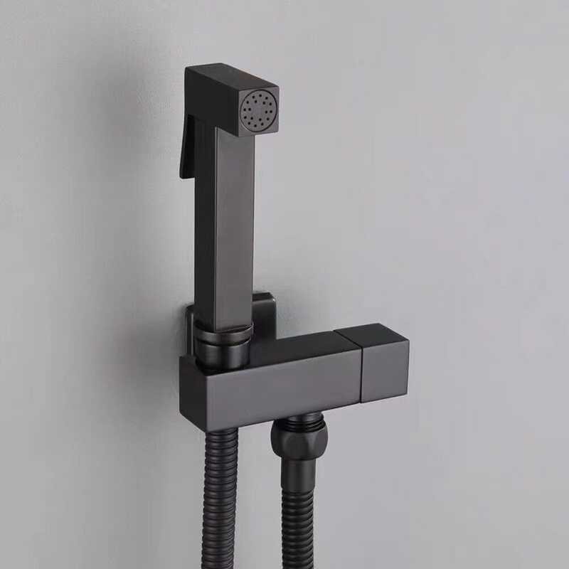 LY Unnicoco 1Set Bidet Faucet Brass Stainless Steel Handheld Toilet Bidet Er Hygienic Shower