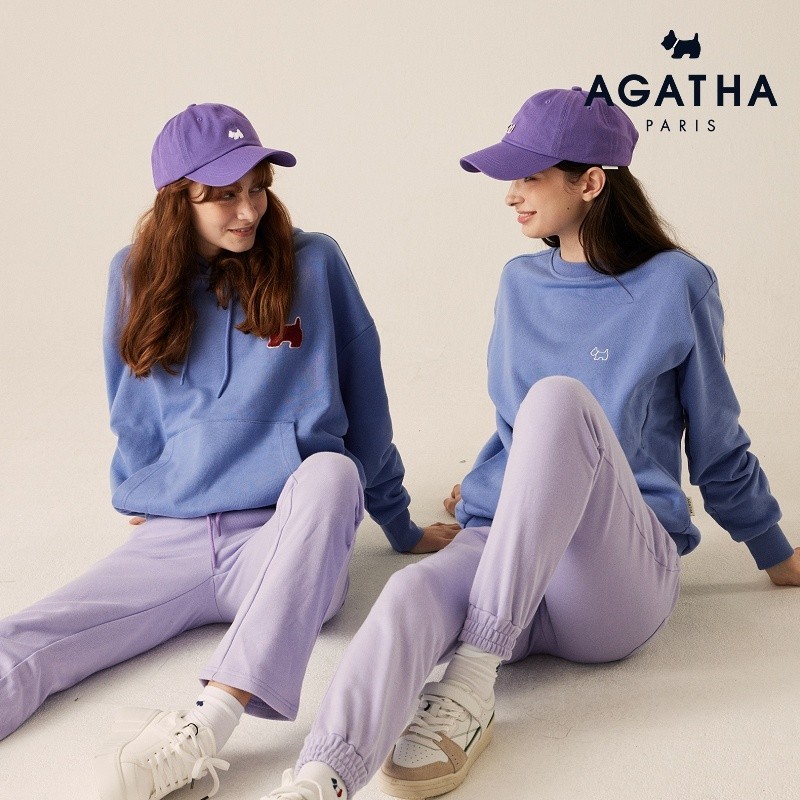 Agatha PARIS - หมวกบอล สก๊อตติ UNISEX SPORTS สีพื้น [AGT127-026]