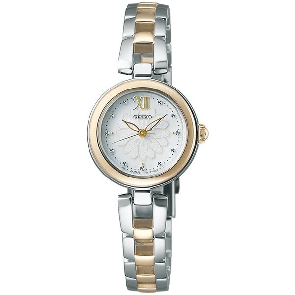 [AuthenticDirect from Japan] SEIKO SWFA198 Unused Solar Hardlex Silver SS Analog Women Wrist watch
