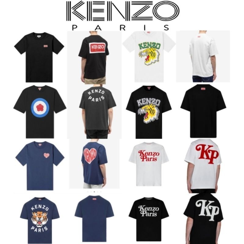 ♞,♘kenzo Paris Oversized Tee เสื้อยืด Kenzo มือ 1 ของแท้ 100% พร้อมส่ง