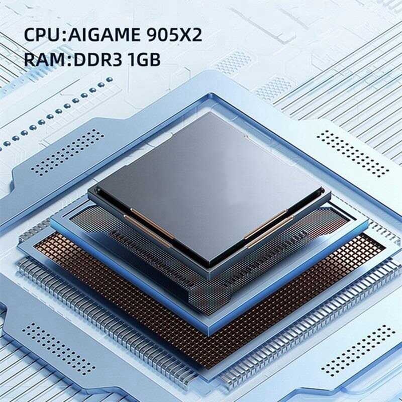 Console Home Y6 4K HD Stick 2.4G Wireless Dual Controller Video Game Media Player