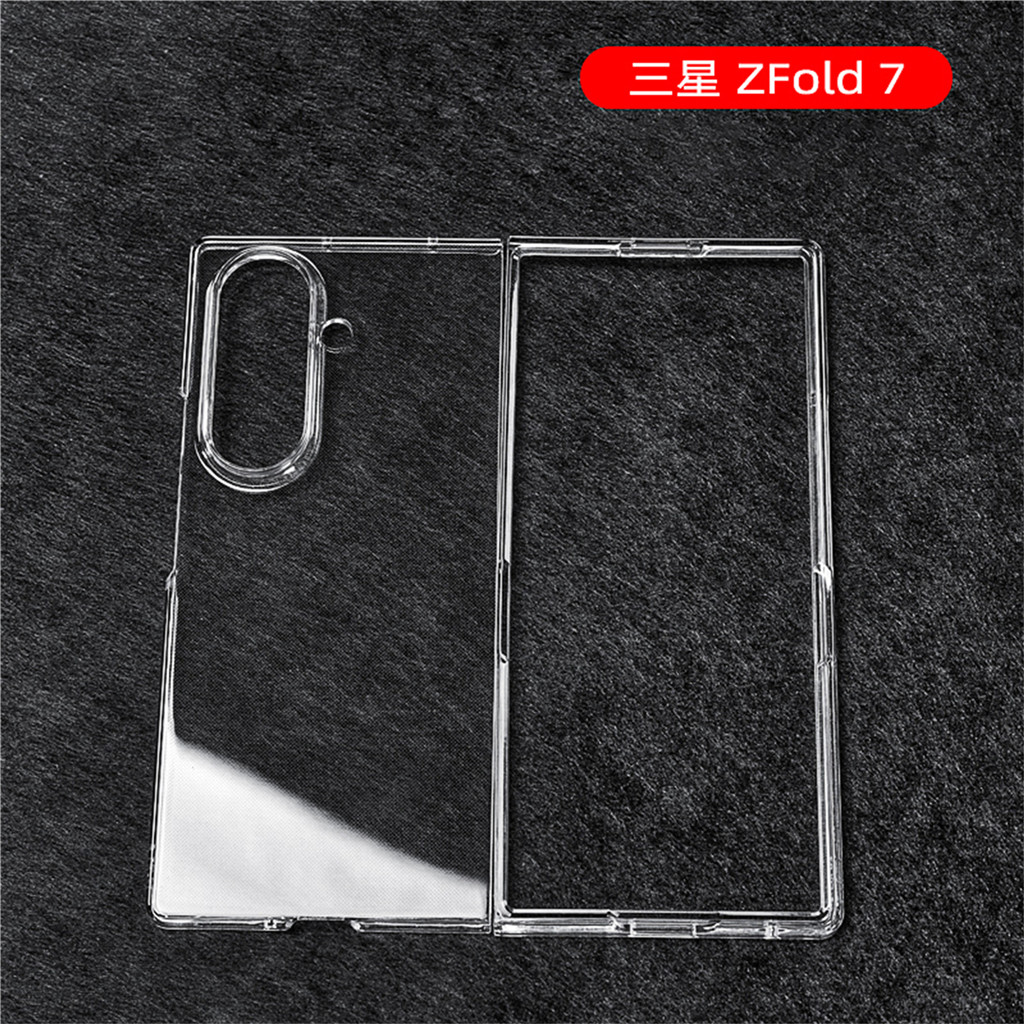 เคสโทรศัพท์กันกระแทกโปร่งใสหรูหราสําหรับ Galaxy Z Fold 7 Z Fold7 Zfold7 ฝาหลัง