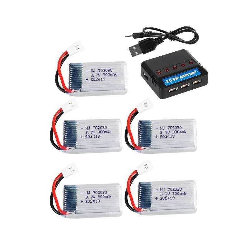 ❤️ แบตเตอรี่ Li-Po 702030 Mah 3.7V 300Mah สำหรับ Fq777ซิมา X11 E55 F180 U816อาร์ซีแบตเต