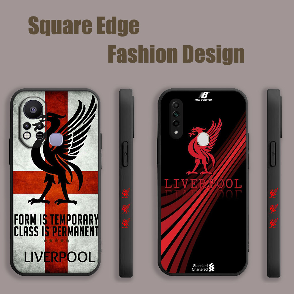 ปลอกสําหรับ Huawei P60 Pro Honor 50 90 Lite 70 X6 X8 X9A X8A X9B Liverpool Fc โลโก้สีดําสีแดงนก OAK0