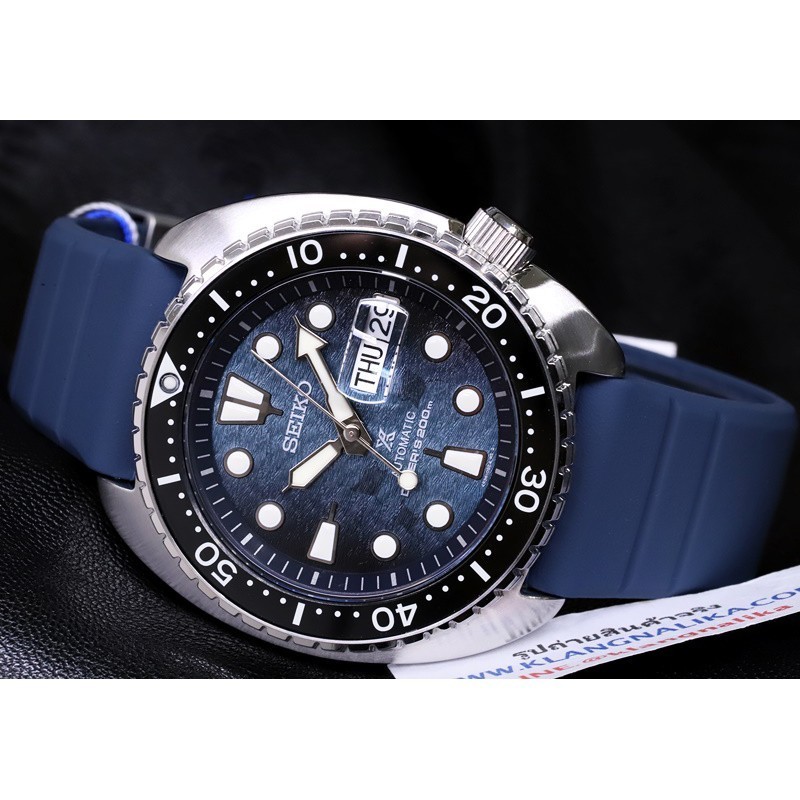 ♞(แถมกล่องแบบพกพา) นาฬิกา Seiko Prospex King Turtle Save The Ocean Special Edition รุ่น SRPF77K / S