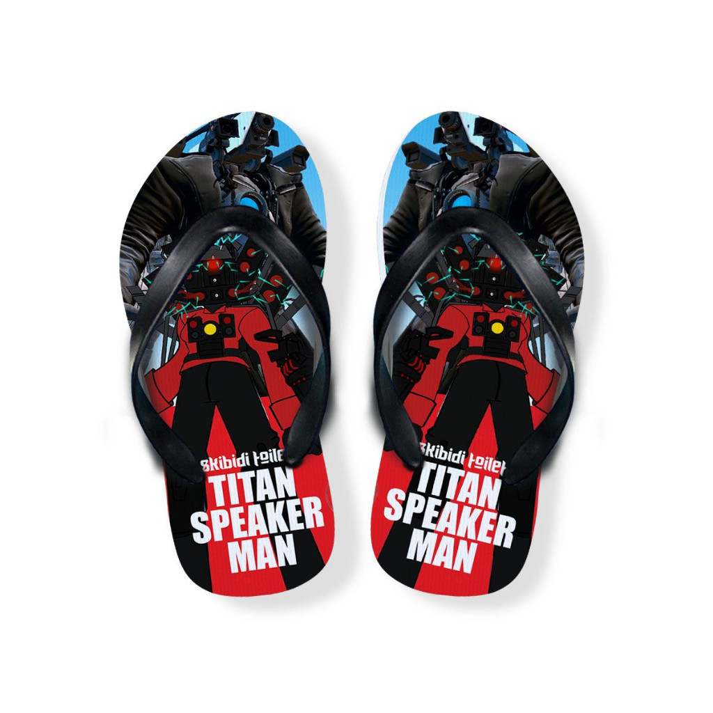 รองเท้าแตะ Titan Speakerman Toilet Skibidi สําหรับเด็กผู้ชาย