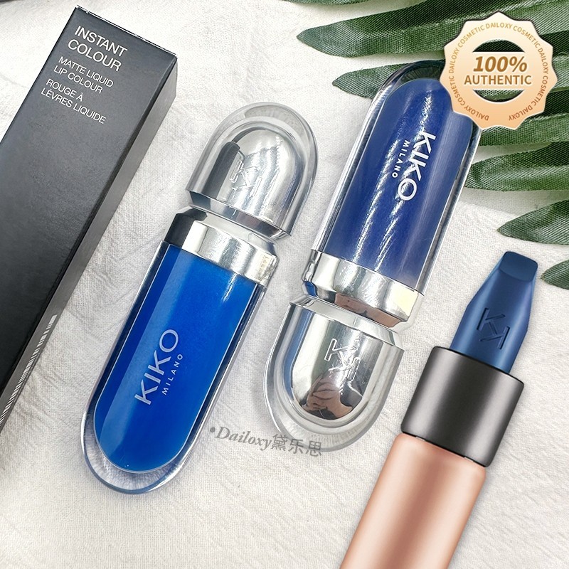 KIKO MILANO 3D Hydra Lipgloss Green Lippes Blue Lippes ลิปสติกสีน้ำเงิน ลิปสติกสีเขียว#12#13#14#322