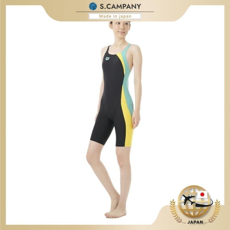 [Arena] ชุดว่ายน้ํา แบบครึ่งหนึ่ง ทนทาน สําหรับผู้หญิง ORI-0409WN-S-BKGY
