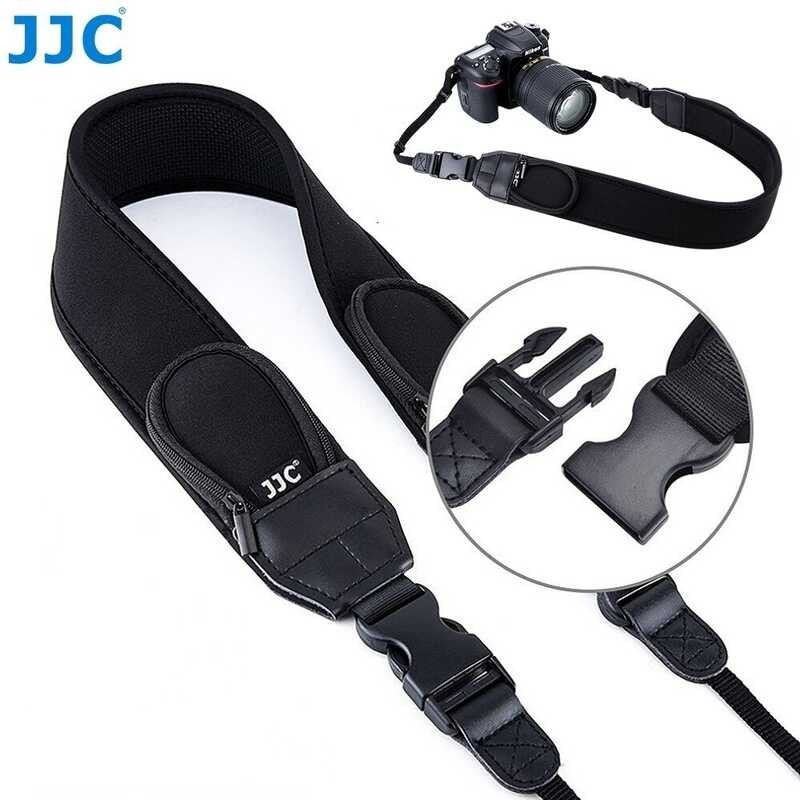 JJC 7Mm Thick Neoprene Camera Neck Quick Release Soft Shoulder Belt Strap For Canon EOS R RP R5 R6 P