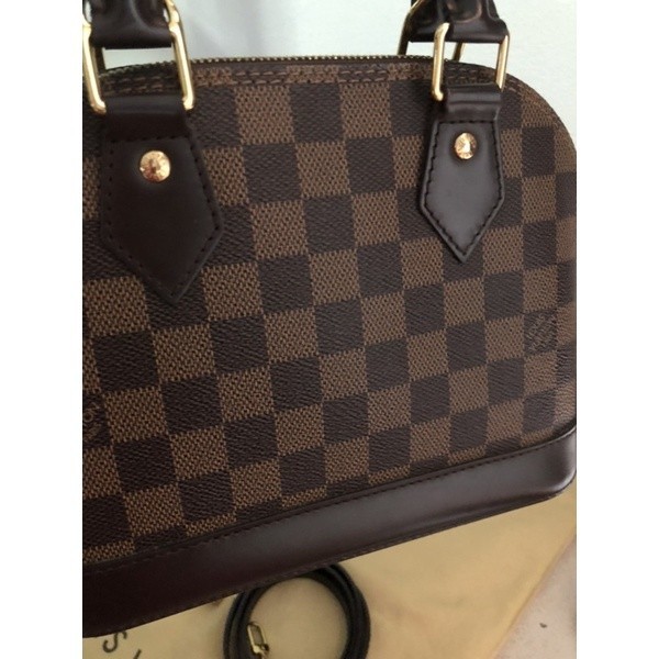 louis vuitton alma bb used like new 2013 ของแท้ 100%