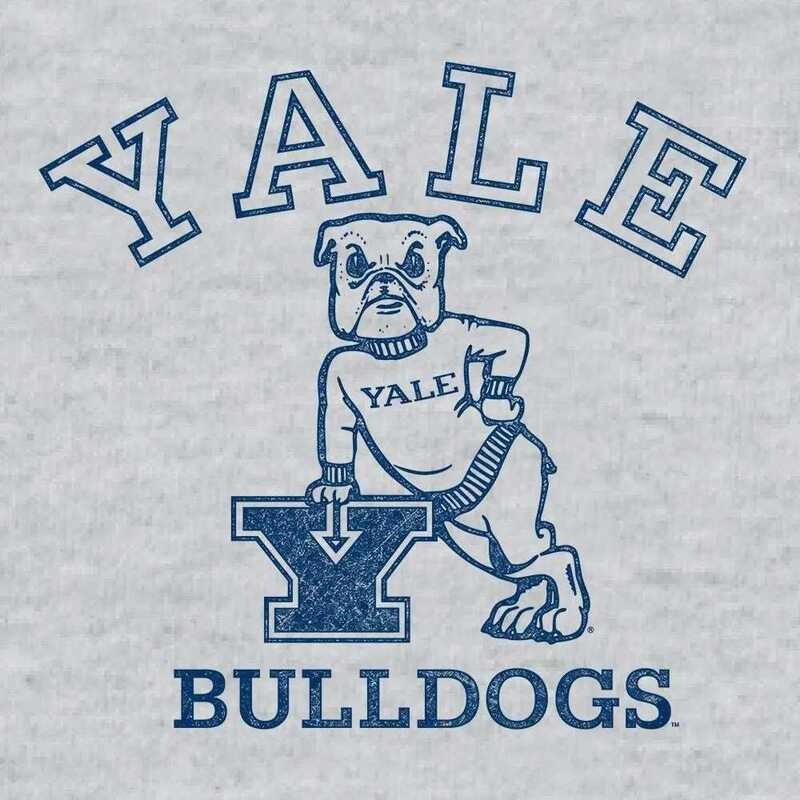 ❤️ Tee Luv YALE Hoodie-ที่ได้รับอนุญาต Yale Bulldog เสื้อกันหนาวฤดูใบไม้ร่วงฤดูใบไม้ร่วงขนแกะ H