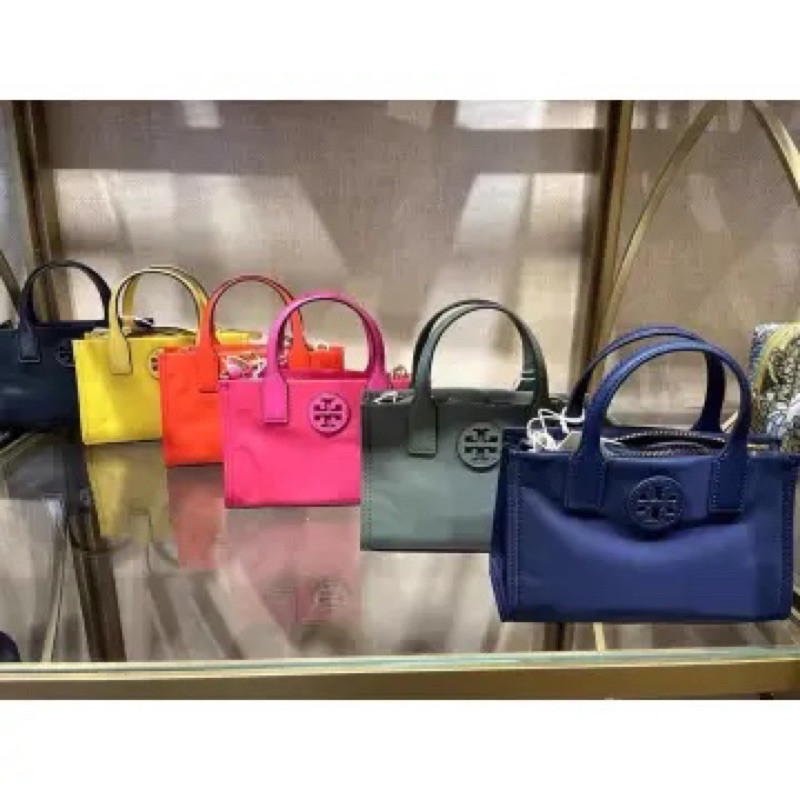 ♞,♘,♙พร้อมส่ง  TORY BURCH ELLA NYLON MINI TOTE