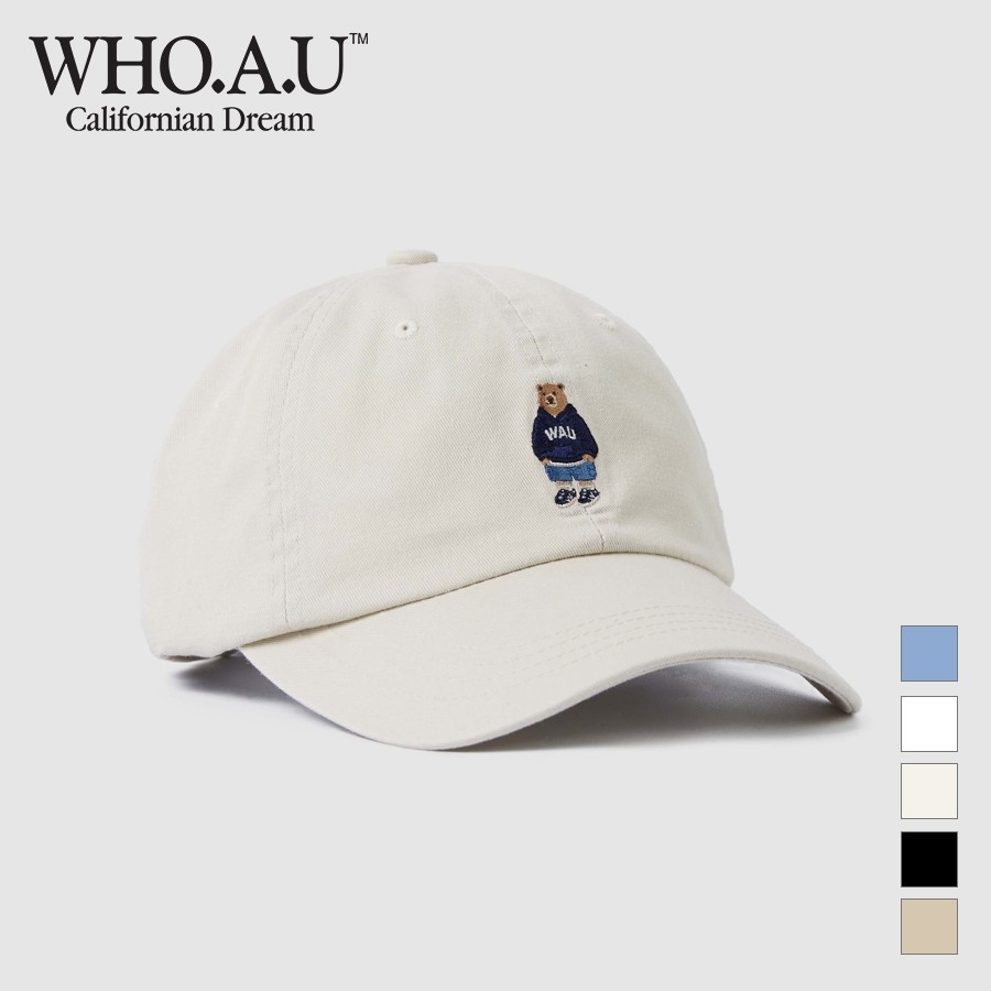 [WHO.A.U] หมวกแก๊ป ทรงลูกบอล | WHACE1202A