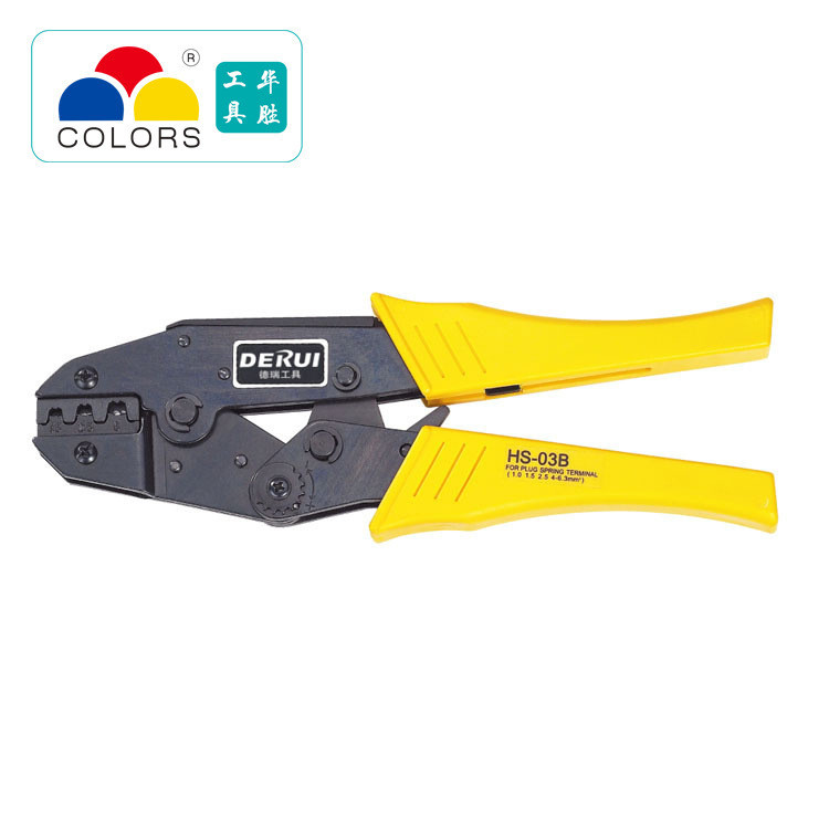 Huasheng Tools HS-03B/HS-03BC 9 "คีมย้ําประเภทวงล้อ (ประเภทยุโรป) คีมย้ําขั้ว
