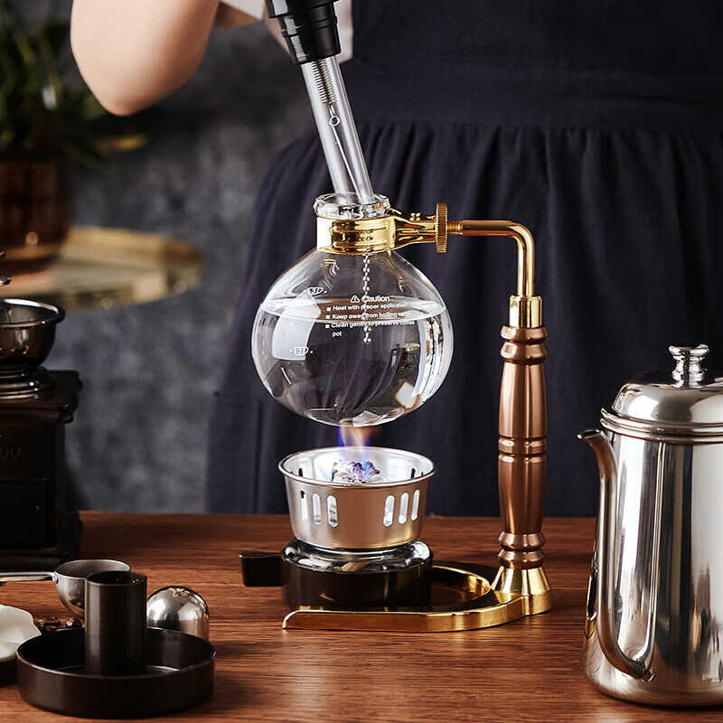 Siphon ONEISALL Syphon Maker Vacuum Brewer Coffee Kettle Pot Set Filter Brewing Method