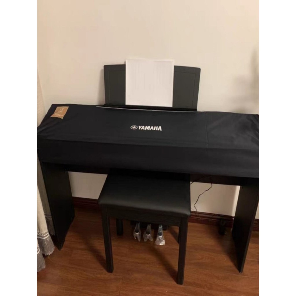 Yamaha เปียโนไฟฟ้าป้องกันฝุ่นสูง Kawaii ครีมกันแดดกันน้ํา 88 คีย์ P145/P-225 เปียโนอิเล็กทรอนิกส์ปกผ