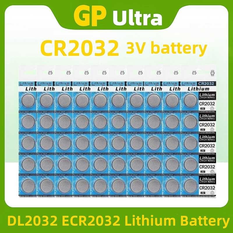 Cr2032แบตเตอรี่ CR 2032ลิเธียม3v Dl2032เหรียญ Ecr2032แบตเตอรี่2032 Br2032ยาวนานสำหรับนาฬิกาของเล่นระ