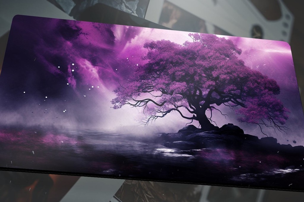Purple Deskmat Purple Magic The Gathering Playmat Shades of Purple Coloration MTG Mat Purple Gaming 