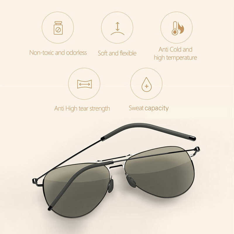 Xiaomi Youpin ➧ TS Nylon Polarized Sunglasses Colorful RETRO 100% Uv-Proof Fashionable Black Sun Le