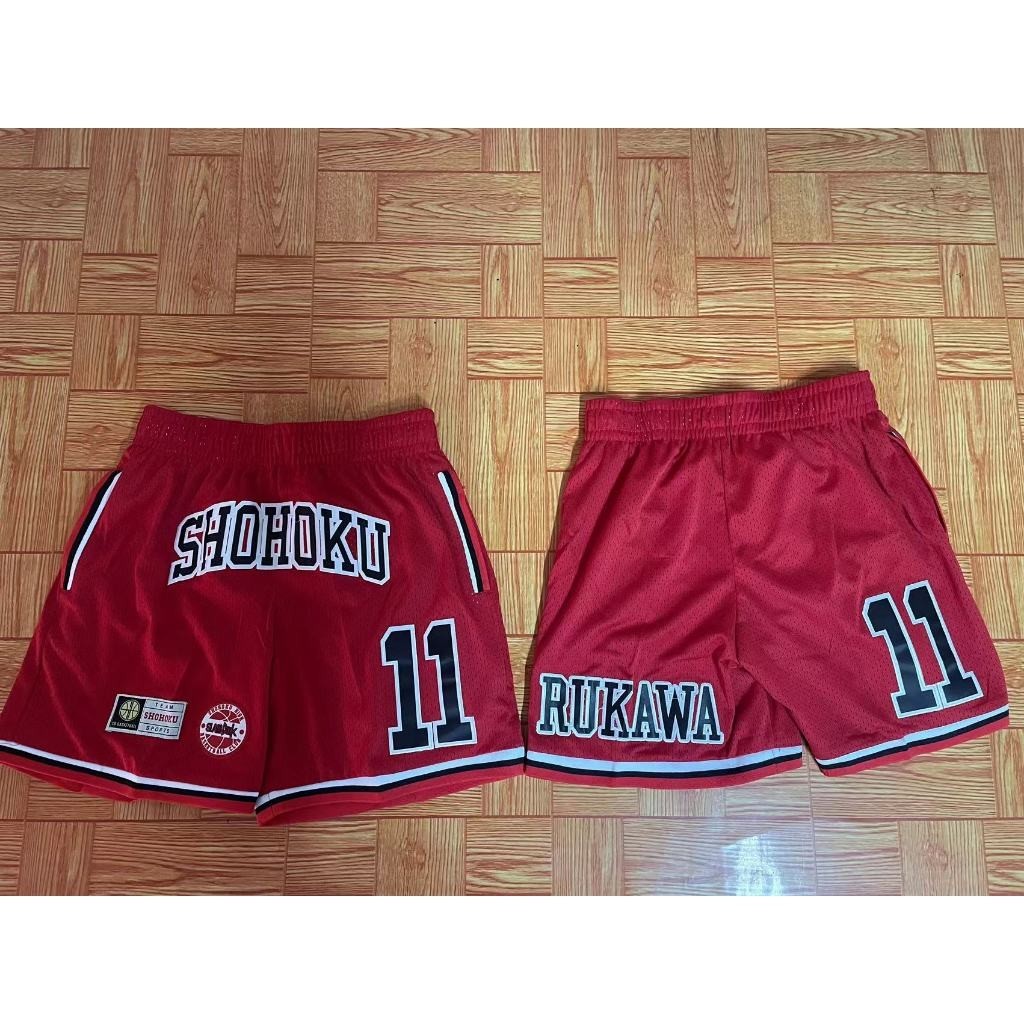 มาใหม ่! Shohoku กางเกงขาสั ้ นตาข ่ ายเต ็ มตัว