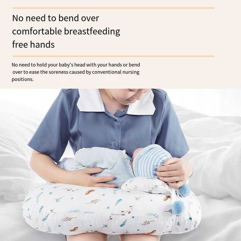 LY หมอนให้อาหารเด็กทารกแบบพกพาปลอกเบาะรองแบบนุ่มร YOY