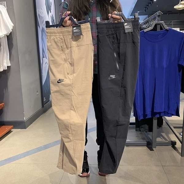 เสื้อวอร์ม nike Nike Nike Men's Athletic Pants Quick Dry Training วิ่งลําลองทอ Cargo Cinched กางเกง