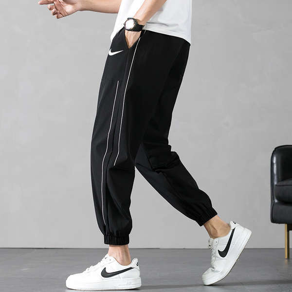 เสื้อวอร์ม nike official store Nike Nike Ice Silk Cropped Men's Summer Thin Quick-Drying Track Pant