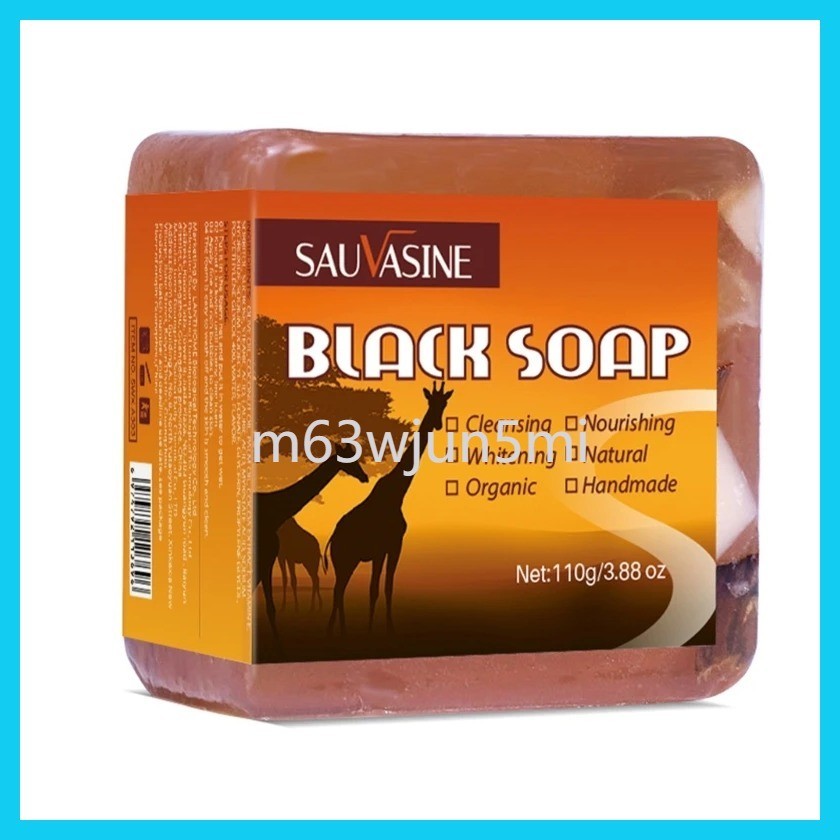 African Black Soap Organic African Black Soap Bar For Face Body Smooth Blemish Oil Control Moisturi