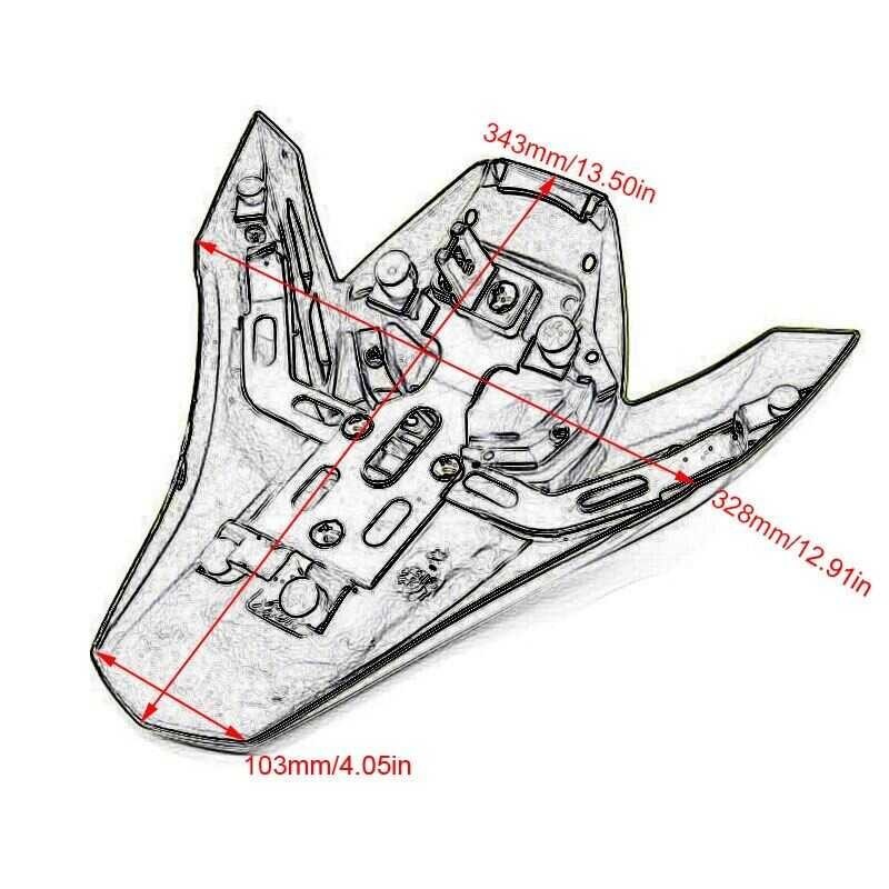 ❤ 2017-2021 For Kawasaki Motorcycle Rear Passenger Pillion Seat Cowl Fairing Z900 Z 900 Tail C