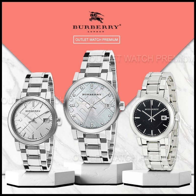 ♞Burberry นาฬิกาข้อมือผู้หญิง เบอร์เบอรี่ รุ่น BU9124 BU9125 BU9101 BU9100 นาฬิกาผู้หญิง brandname