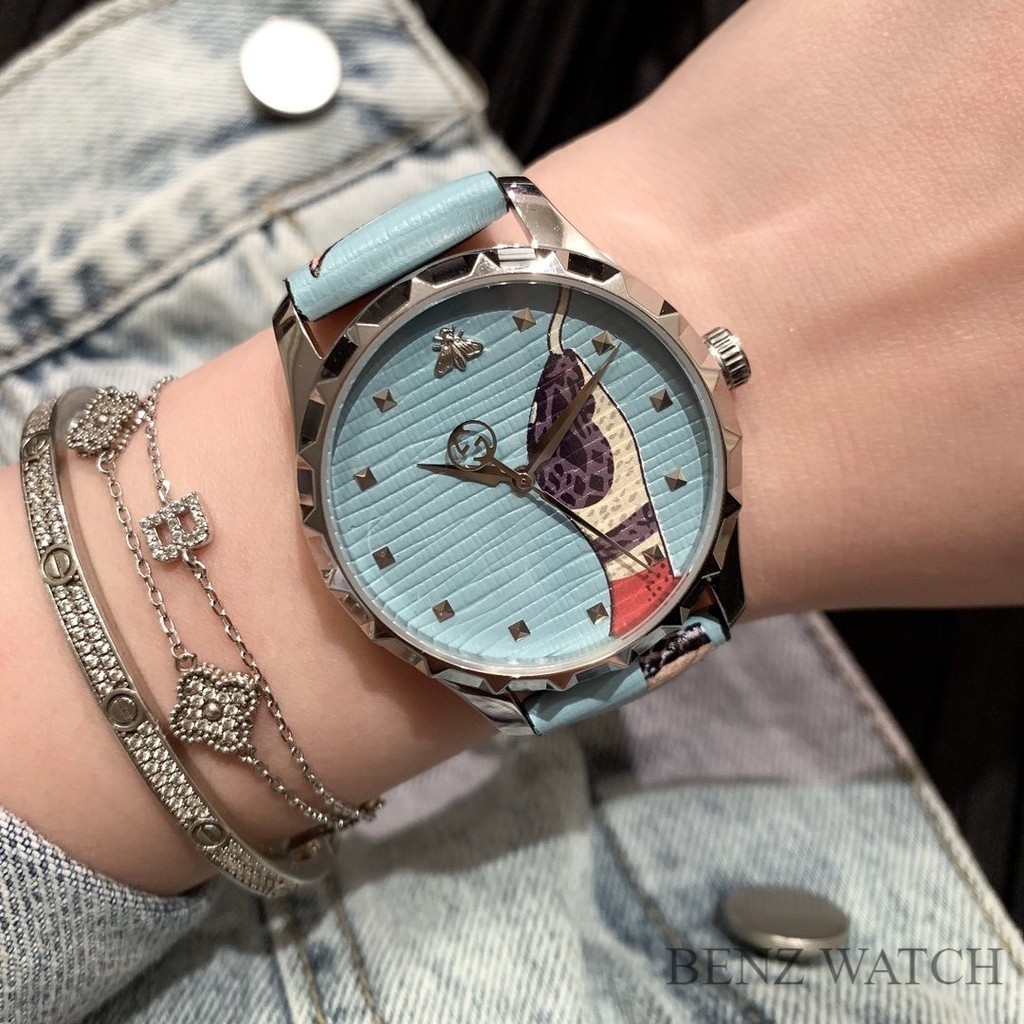 ♞Gucci ️Garden quartz female watch