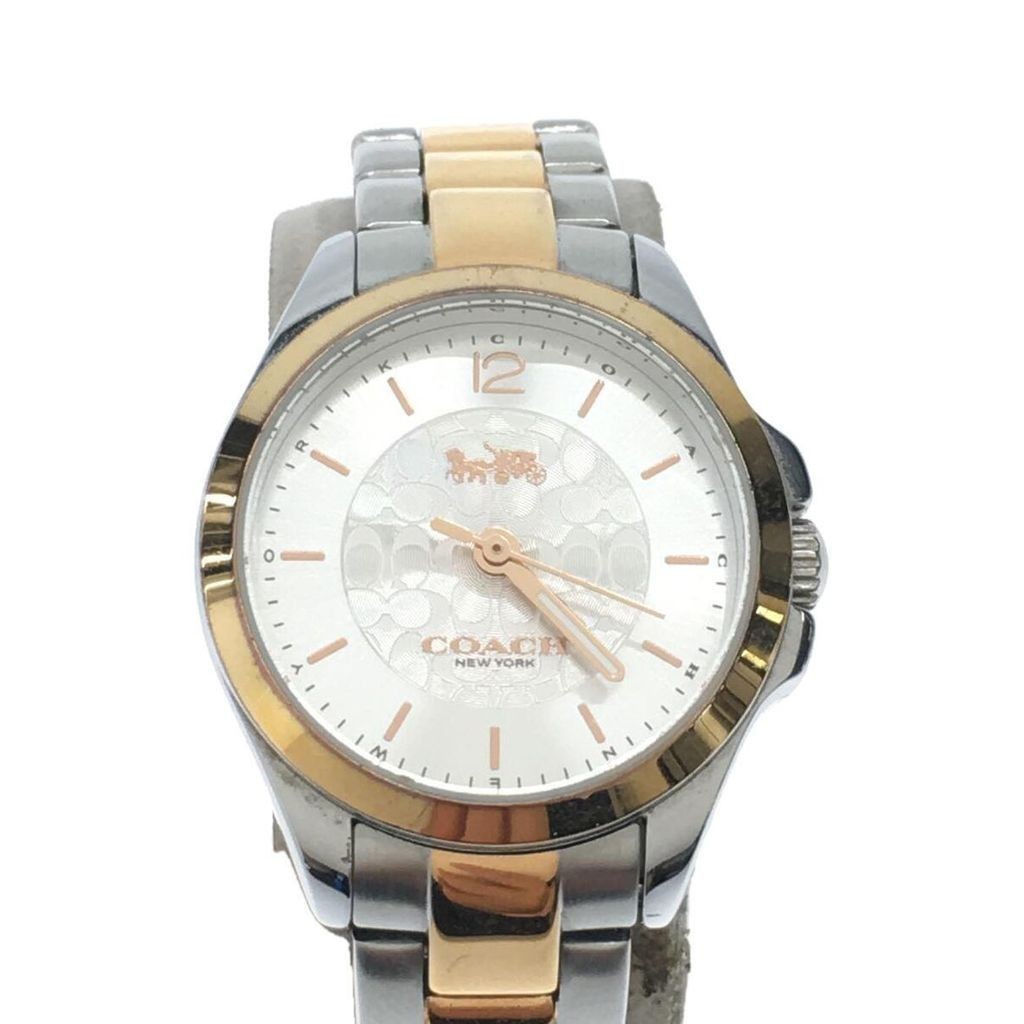 Coach A O H Wrist Watch Silver Multi Women Direct from Japan Secondhand