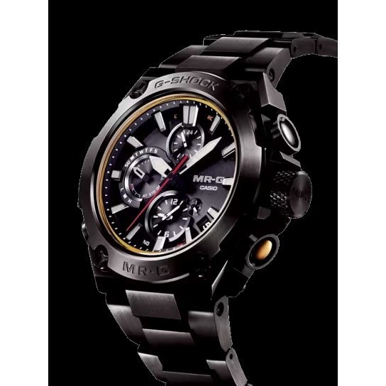 นาฬิกาข้อมือ Jdm  Casio G-Shock Mrg-B2000B-1A4Jr Mrg-B2000B-1A4 นาฬิกาข้อมือ พลังงานแสงอาทิตย์ 20 B