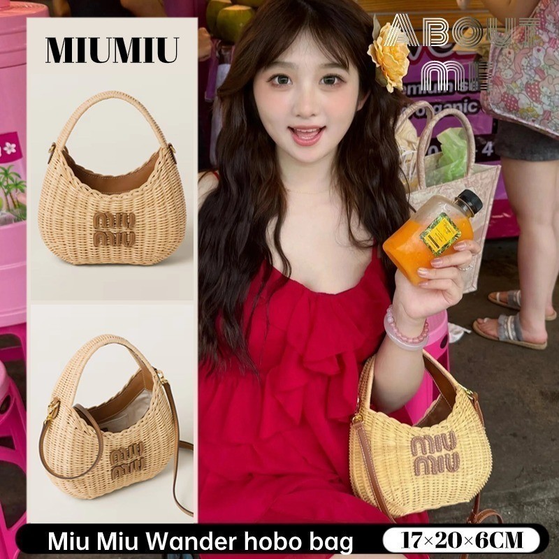 Majestic Miu Wanderer bag กระเป ๋ าสะพายไหล ่ ผู ้ หญิง PXZA