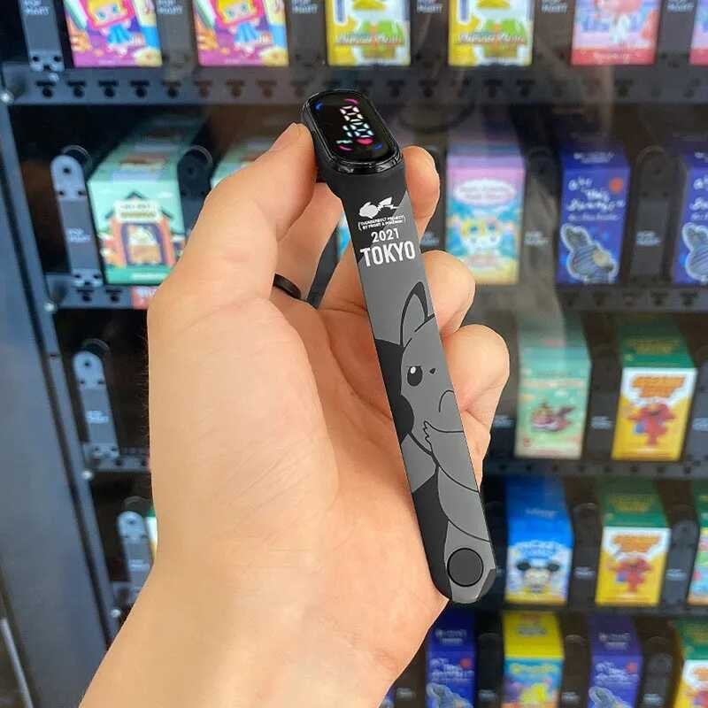 Let's Go Eevelyption Charizard Jolteon Anime Kawaii Pika Chuka Jingle กันน้ำ LED