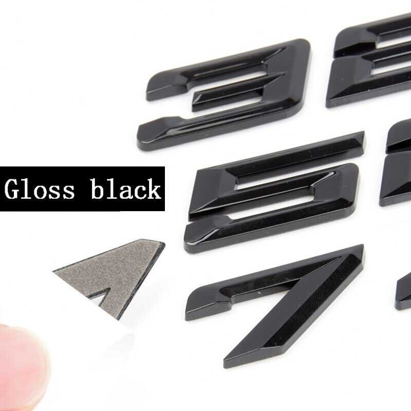 ❤ Car 3D ABS Trunk Letters Badge Emblem Decals Sticker For 7 Series 730I 740I 745I 750I E38 E6