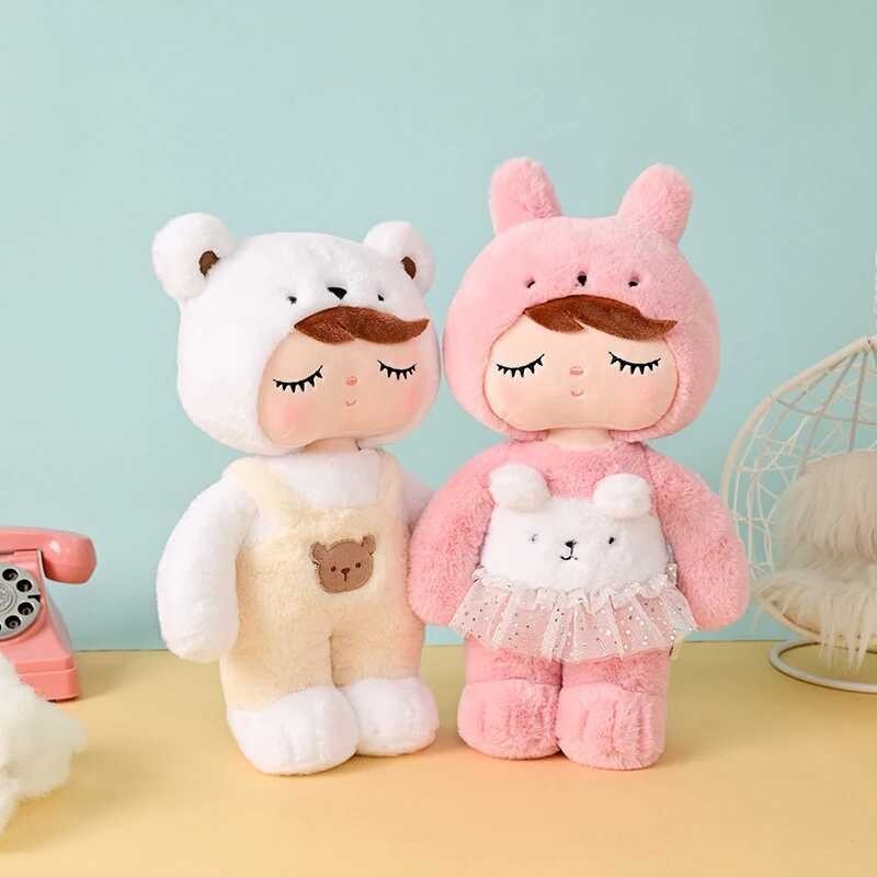 กระต่ายหมีตุ๊กตาเด็กตุ๊กตาของขวัญวันหยุดแปลกใจ Cawaii