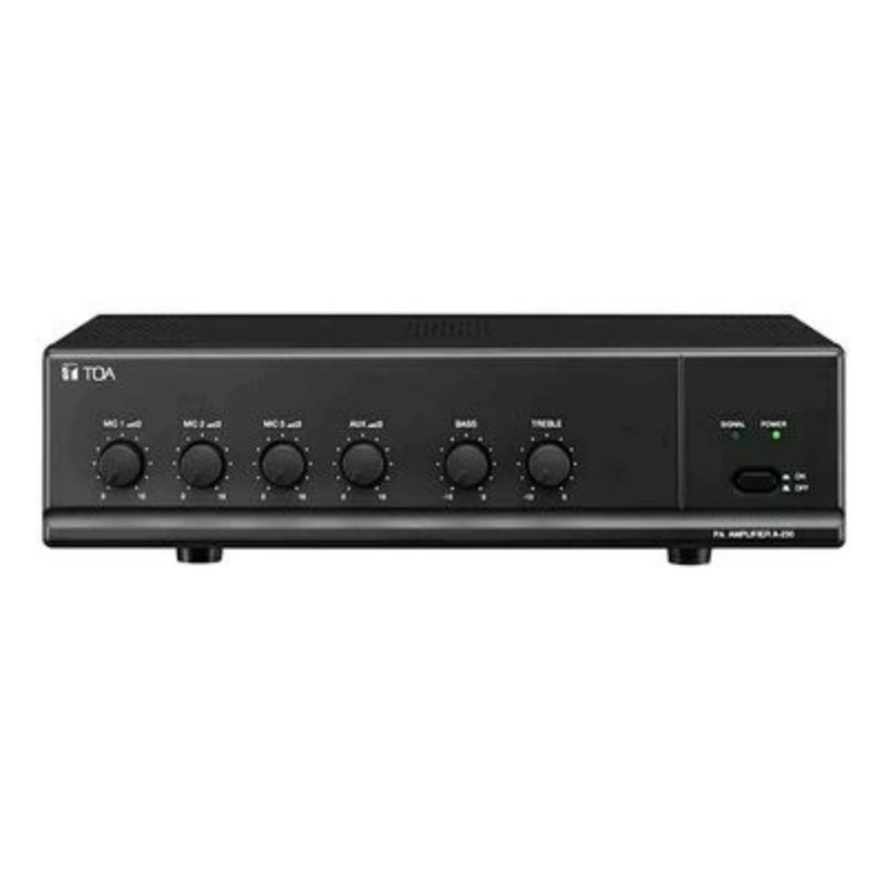 ในสต็อก Toa ZA-230W ORIGINAL AMPLIFIER MIXER POWER 30w ORIGINAL 230W