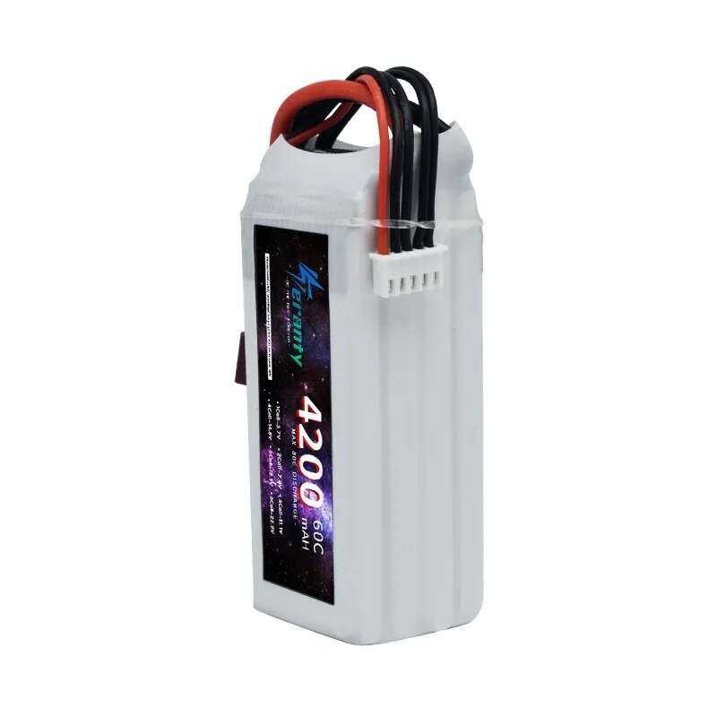 ❤️ 60C แบตเตอรี่ Lipo 14.8V 4S 4200Mah 5200Mah 5600Mah 6000Mah 6500Mah 7200Mah 9800Mah 10400Mah