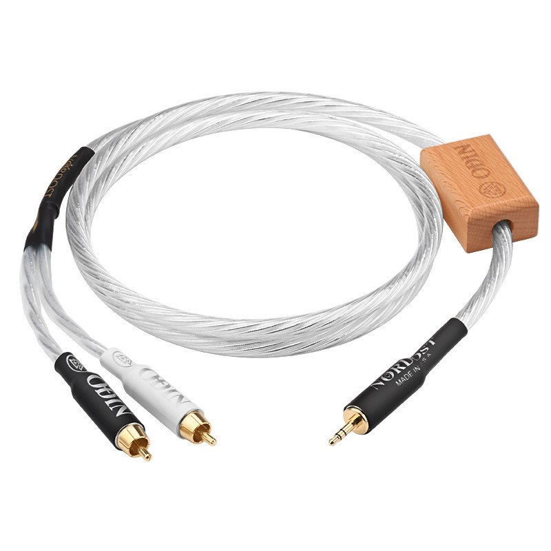 Odin HiFi 3.5 ถึง 2RCA สายเงินแท ้ Aux 3.5 มม.แจ ็ ค RCA ชาย Splitter Y สายสัญญาณเสียงสําหรับเครื ่ องขยายเสียงโฮมเธียเตอร ์ ลําโพง ราคา ถูกที่สุด ดีลบีเคเค แกลเลอรีภาพที่ 6