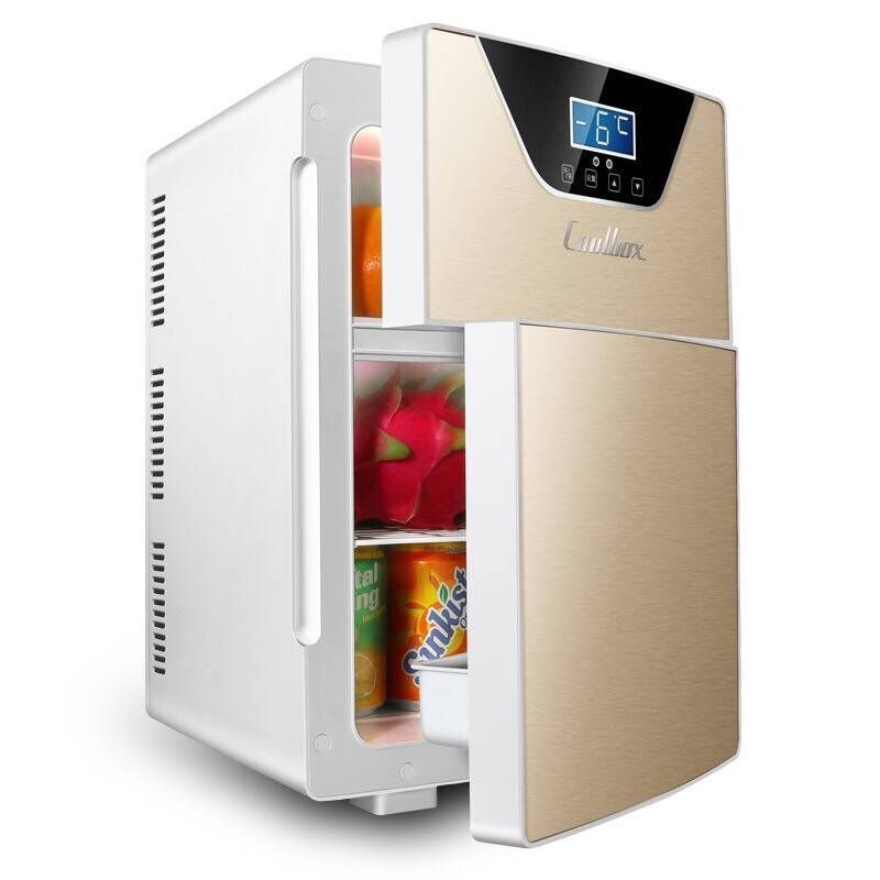 รถตู้เย็นขนาดเล็กหอพักขนาดเล็กหอพักเช่า RV บ้าน dual-Purpose เครื่องทำความเย็นเครื่องทำความเย็นตู้เ