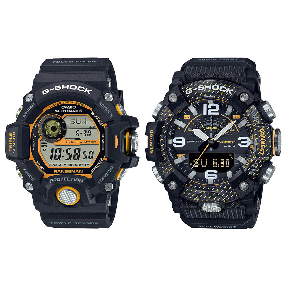 ♞,♘Casio G-Shock นาฬิกาข้อมือผู้ชาย สายเรซิ่น รุ่น GW-9400,GW-9400Y,GG-B100,GG-B100Y  (GW-9400Y-1,G