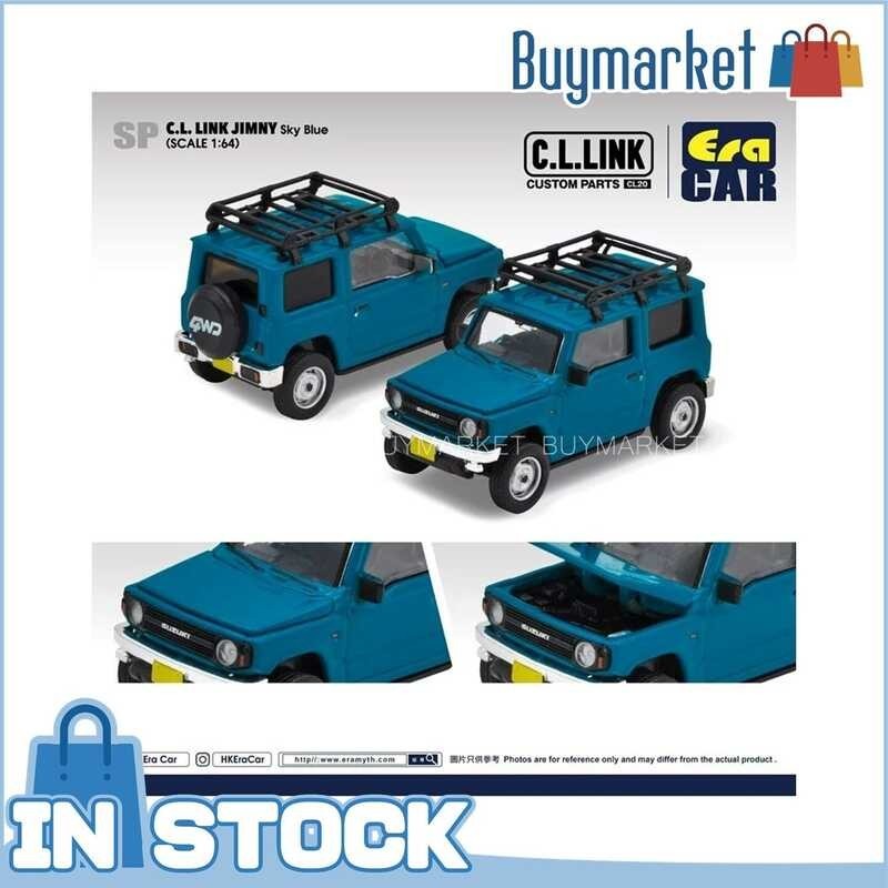 [Authentic] Era Car 1/64 Die-Cast Car - #Sp C.L.Link Jimny Sky Blue