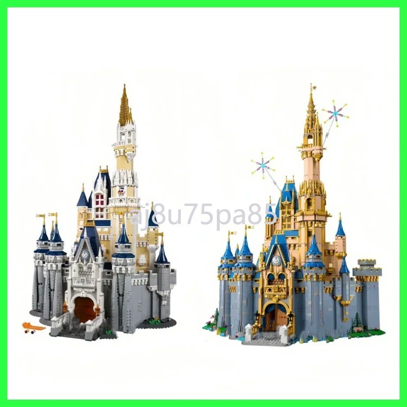 ใหม่เข้ากันได้กับ 71040 43222 ปราสาทเจ้าหญิง Modular Building Blocks อิฐของเล่นเพื่อการศึกษาเด็กวัน