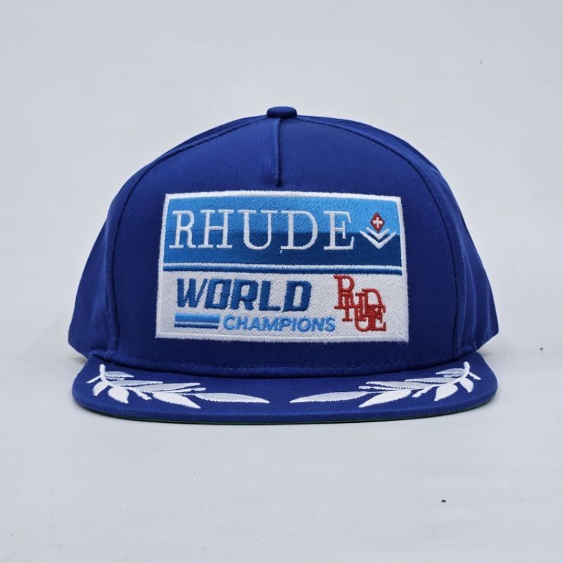 Rhude world champion หมวกแก๊ปแฟชั่น สําหรับรถบรรทุก