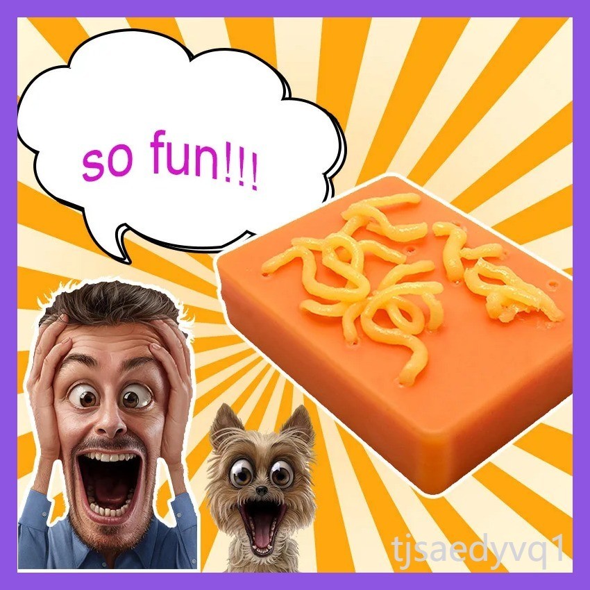 Funny Pimple Popping Popper Remover Toy with Refillable Pimple Pus Practical Jokes Stress Relief Sq