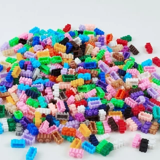 DIY ชิ้นส่วนอาคารบล็อกมากกว่า20สีที่แตกต่างกัน3รูปทรงที่แตกต่างกันเพื่อตอบสนองทุกรูปแบบที่แตกต่างกันความต้องการ