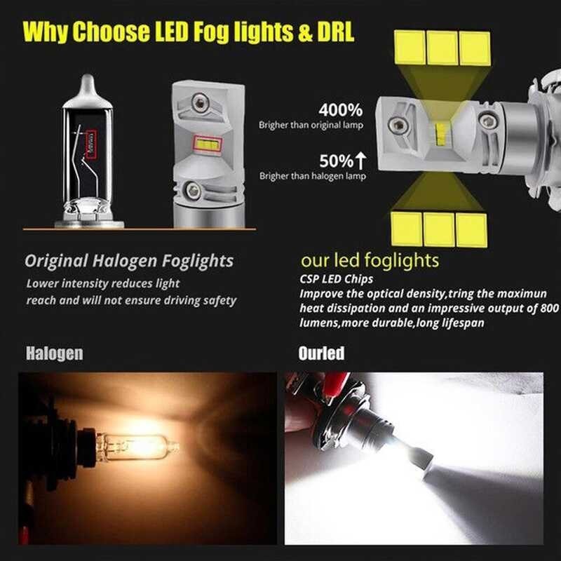 ❤ 2ชิ้น3570 H15หลอดไฟ LED 30000Lm ไฟหน้ารถเทอร์โบไฟรถยนต์ Lampu